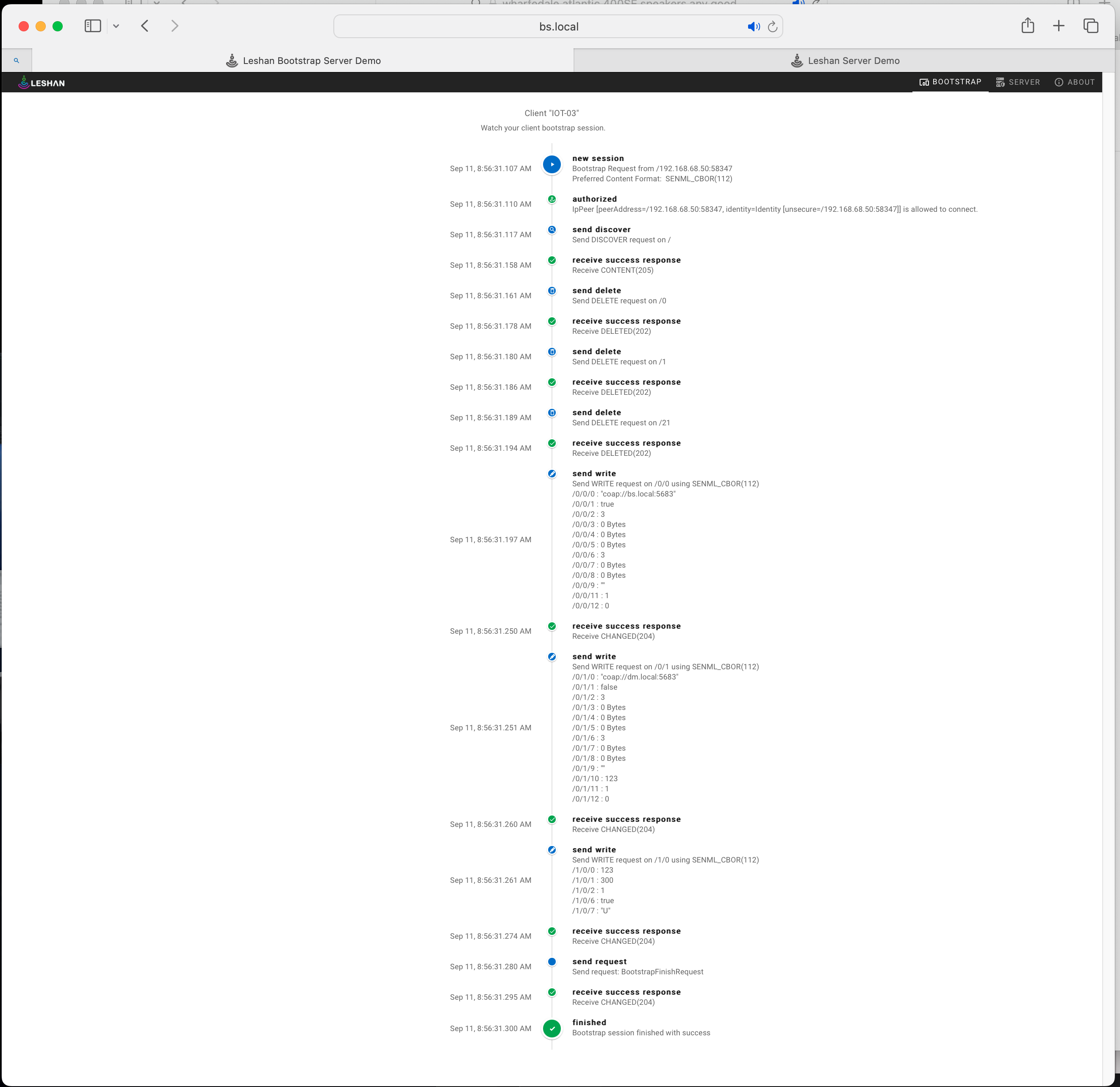 BootstrapForDefaulSequence